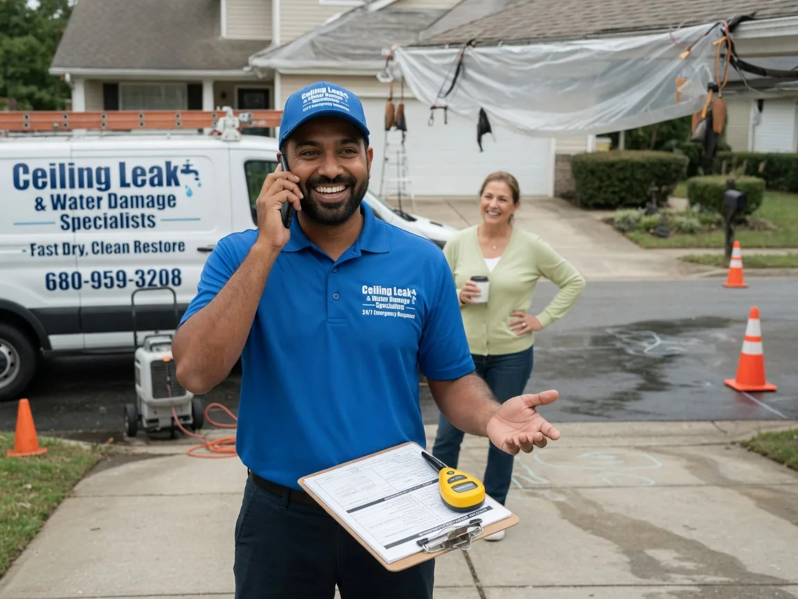 Ceiling Leak Cleanup Stirum, ND FAQs